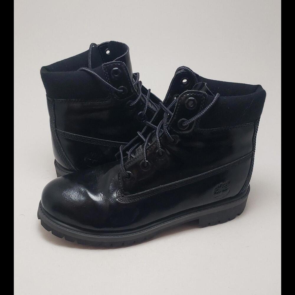 Mens Timberland 6 inch Premium Waterproof Black Leather Boots 3794A 4030‎ Size 6
